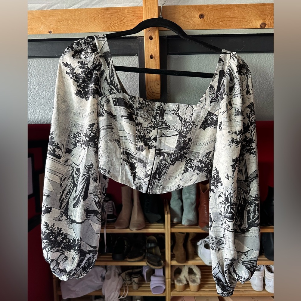 Never worn Urban Outfitters Corset Blouse